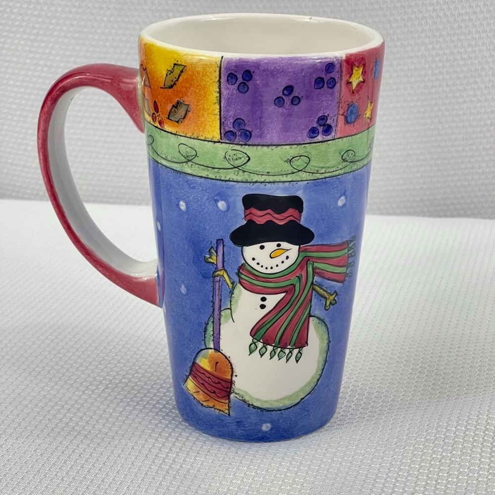 COLLECTIBLE SANGO "THE SWEET SHOPPE CHRISTMAS" BY SUE ZIPKIN 20 OZ. MUG.